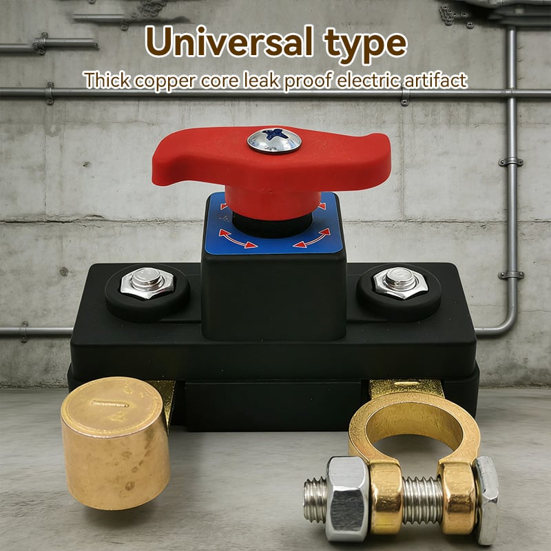 Power disconnect switch for trucks and RVs, reliable automotive battery protection