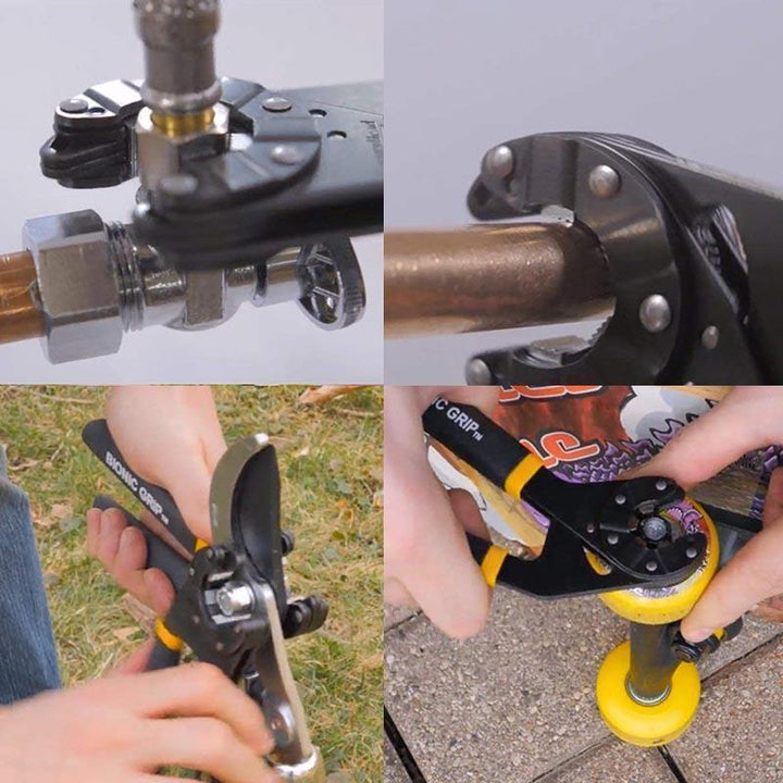 Compact adjustable grip wrench, easy to carry, perfect for small fix-it tasks