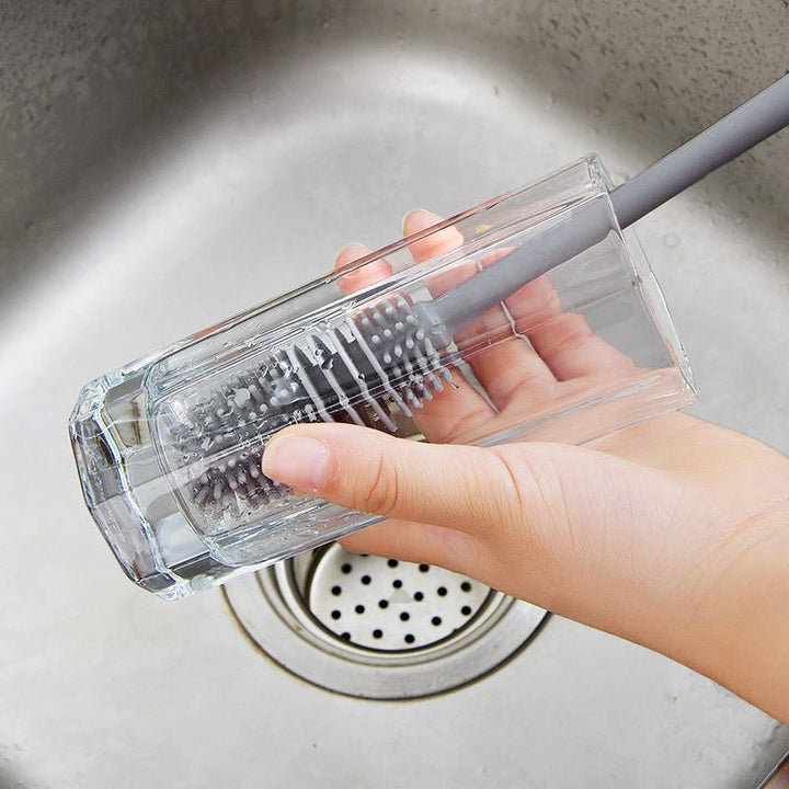 Long handle bottle & cup cleaning brush, perfect for reaching deep into household containers