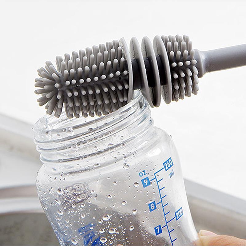 High-quality multi-purpose bottle brush for hygienic cleaning of various cups & bottles