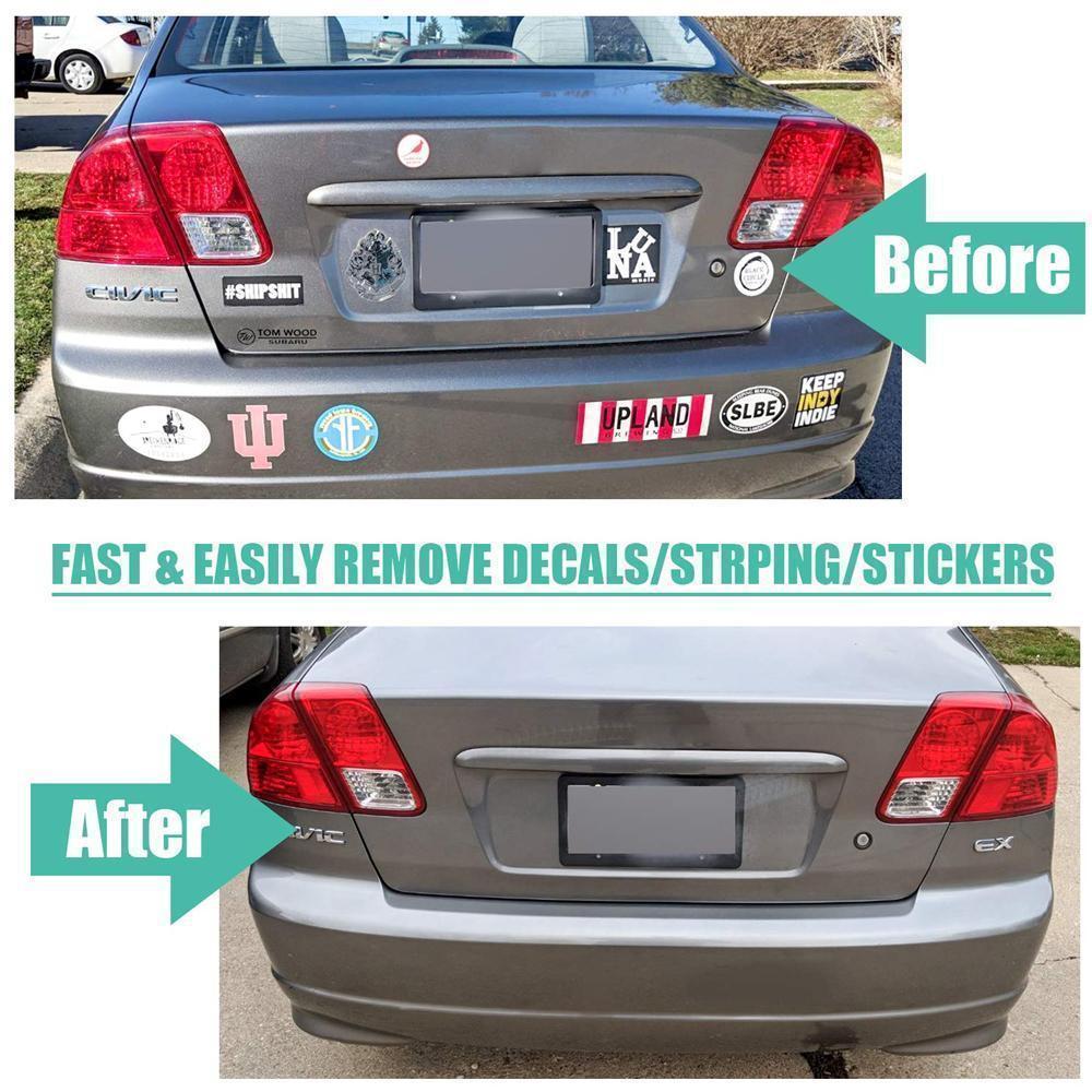 Durable decal and sticker removal wheel, an auto tool accessory for professional car care