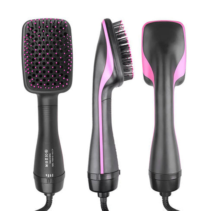 Detail of the temperature control settings on the hair straightener & curler, precise heat adjustment