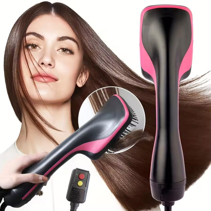 Travel-friendly hair styling tool, compact straightener and curler, perfect for on-the-go personal care