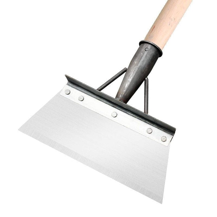 Professional-grade stainless steel cleaning shovel for garden and home.