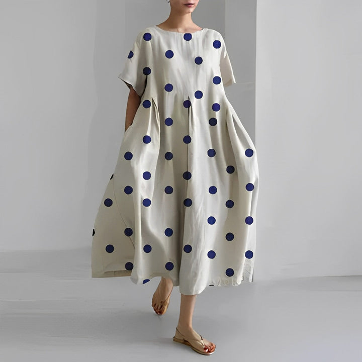 Colorful floral print maxi dress for women, a comfortable and elegant summer essential.