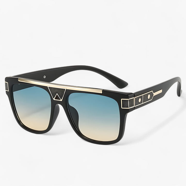 Unisex pilot style aviator sunglasses featuring trendy mirrored lenses and a durable metal frame.