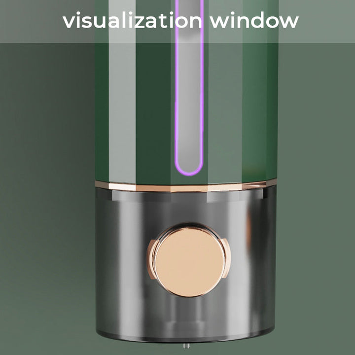 Stainless steel wall mounted manual soap dispenser, durable and rust-resistant for kitchen hygiene