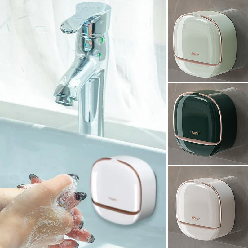 Home decor upgrade: self-draining soap dish, wall-mounted for a tidy bathroom, offers excellent soap drainage.