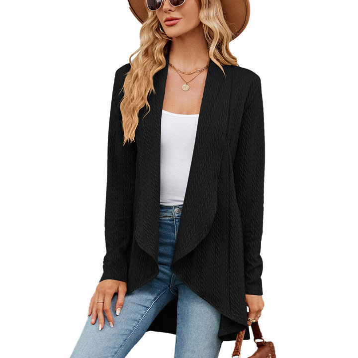 Women's relaxed fit cardigan, perfect for winter fashion and warm layered looks
