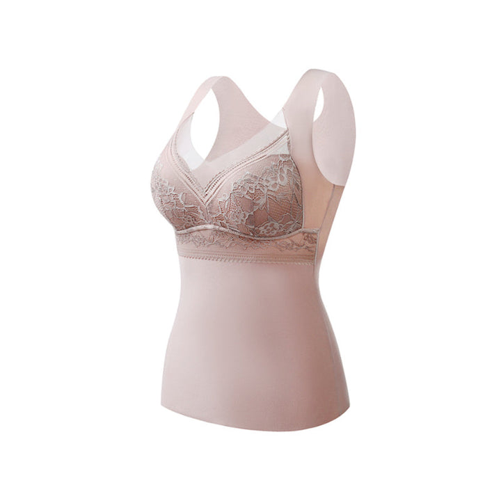 Supportive thermal underwear for women: camisole with an integrated bra design