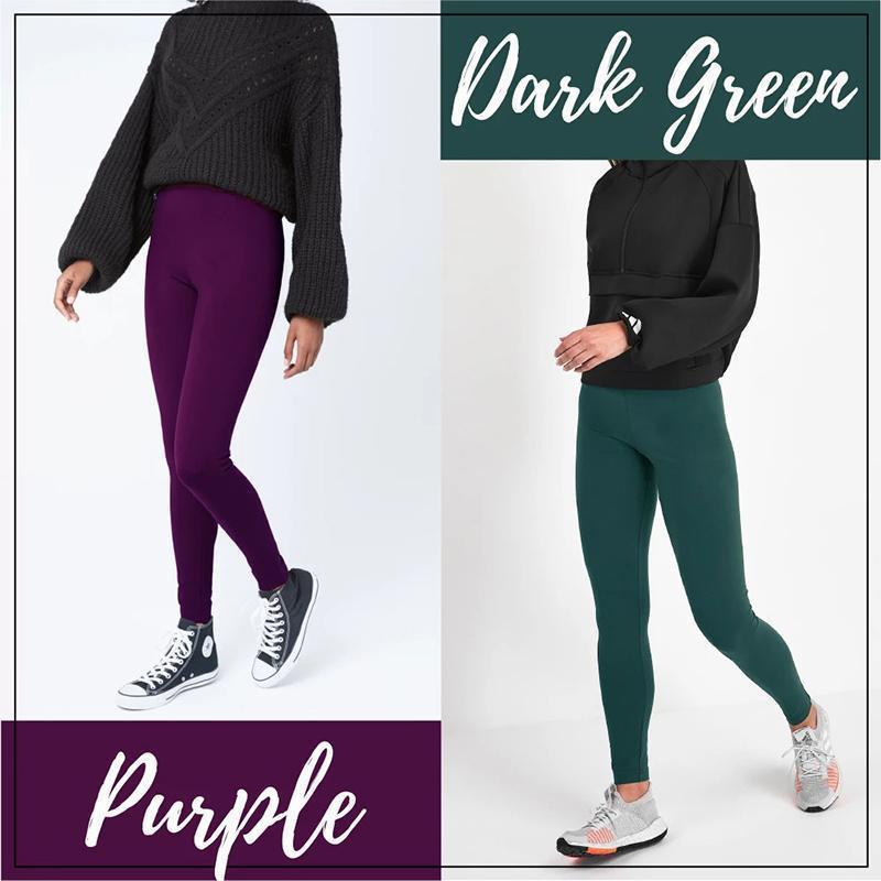 High-quality thermal leggings for women, fleece lined for extra warmth and comfort in winter.