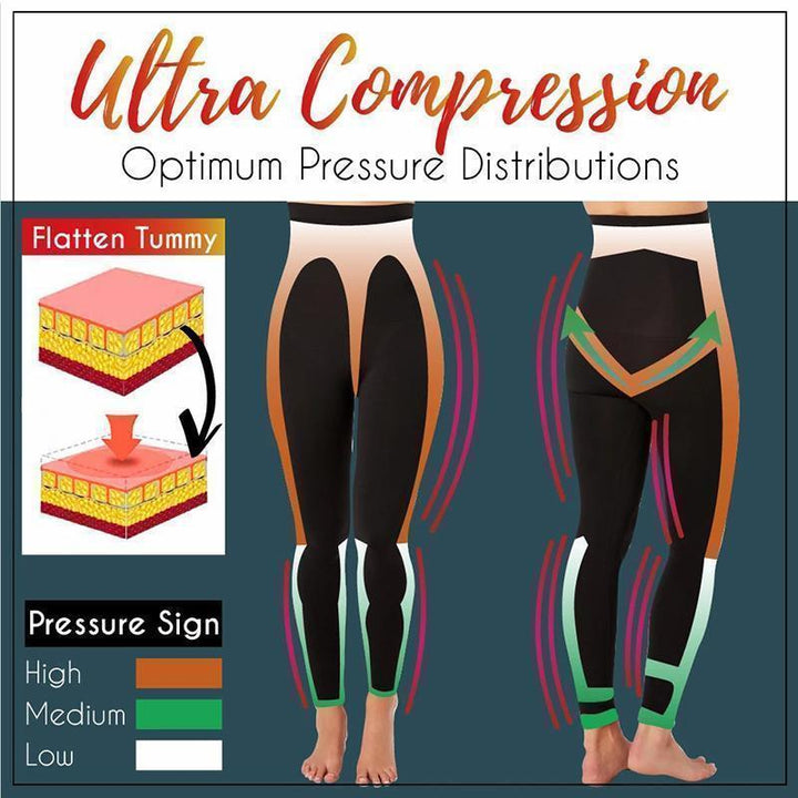 Pair of folded women's thermal leggings, highlighting the thick, warm fleece interior.