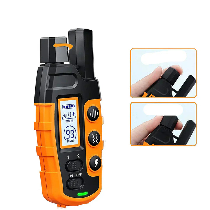 Unisex waterproof dog training collar for outdoor pet obedience and remote behavior correction. Pet supplies.