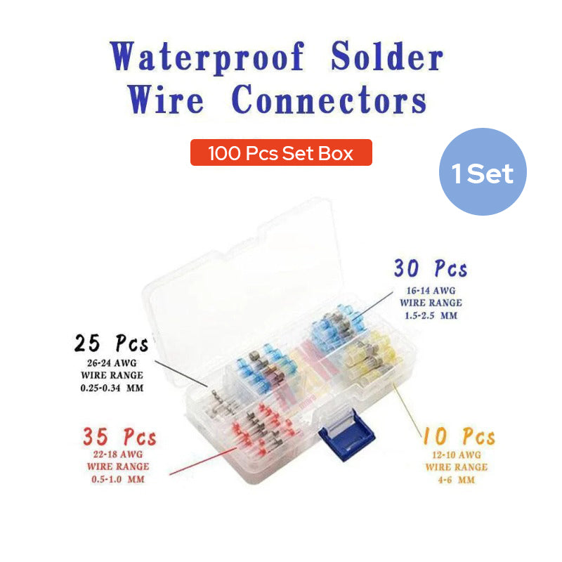 Durable solder seal wire connectors, essential electrical accessories for secure connections