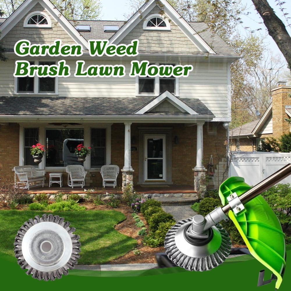 Weed Brush for Mowers - Universal Trimmer Head, steel wire, garden tool