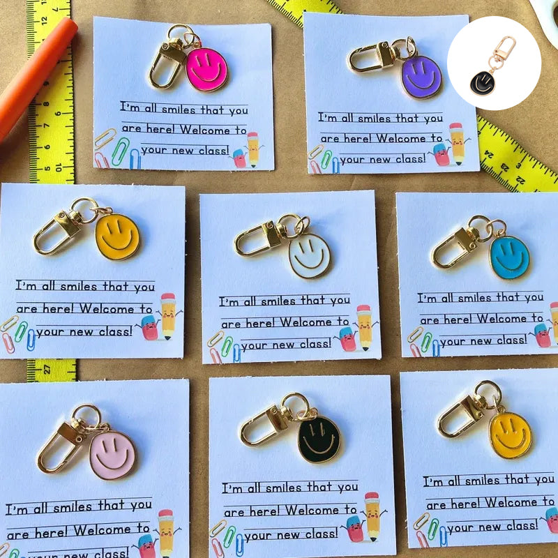 Stylish Welcome Back Student Keychain, a practical and memorable school supplies item and student gift