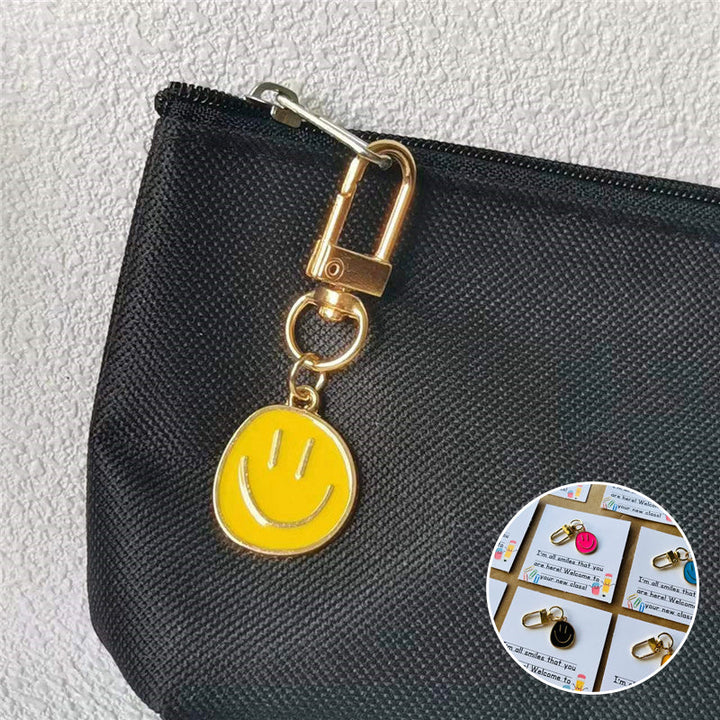Set of 'Welcome Back Student' keychains, ideal school supplies gift for teacher to welcome new class students