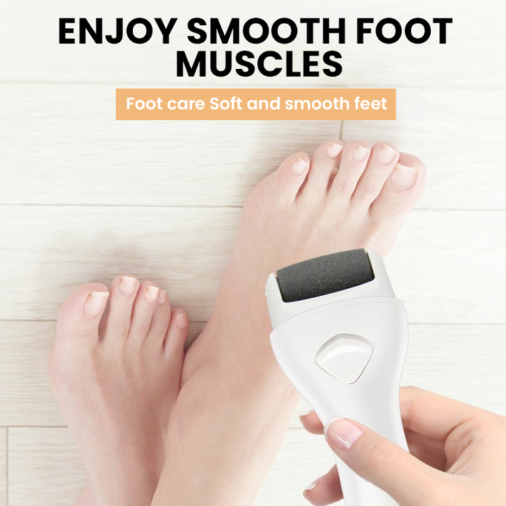 Waterproof electric foot callus remover, ideal for use in shower, enhancing personal foot wellness