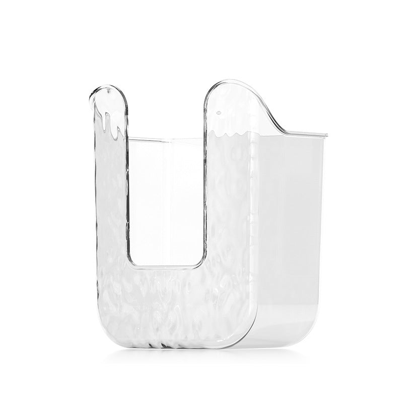 Angle view of kitchen wipes dispenser box, highlighting its modern and functional design