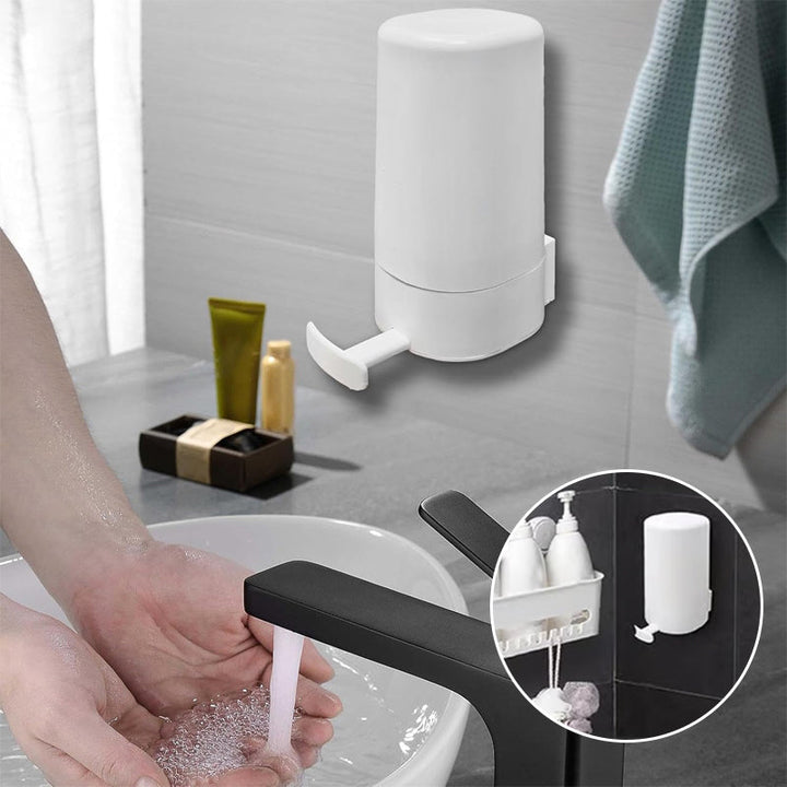 Compact wall-mounted soap grater, ideal for travel and neat bar soap storage.