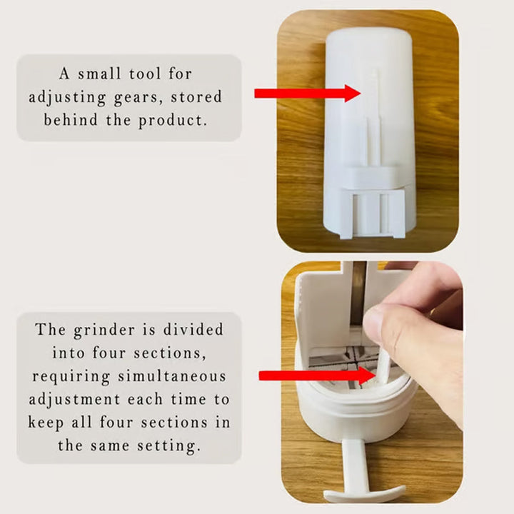 Hygiene product: wall-mounted manual soap grinder for efficient bar soap use.