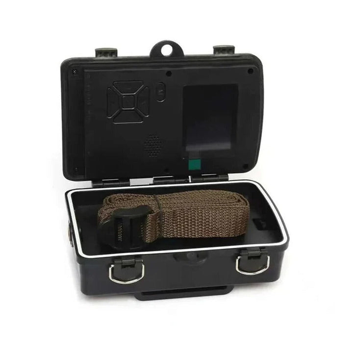 Outdoor wildlife camera with night vision. Motion-activated trail camera for animal monitoring.
