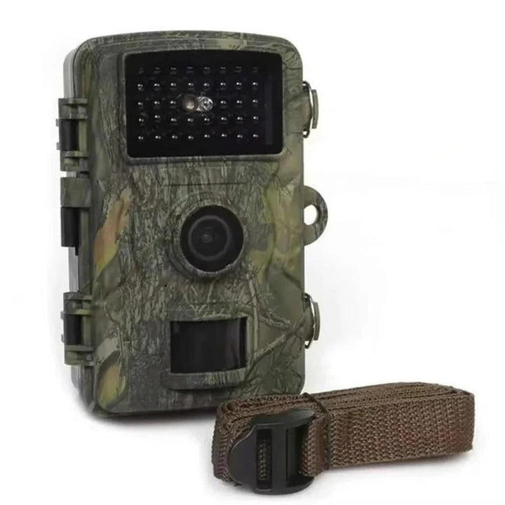 Wildlife security camera with night vision & motion detection for outdoor animal and property monitoring.