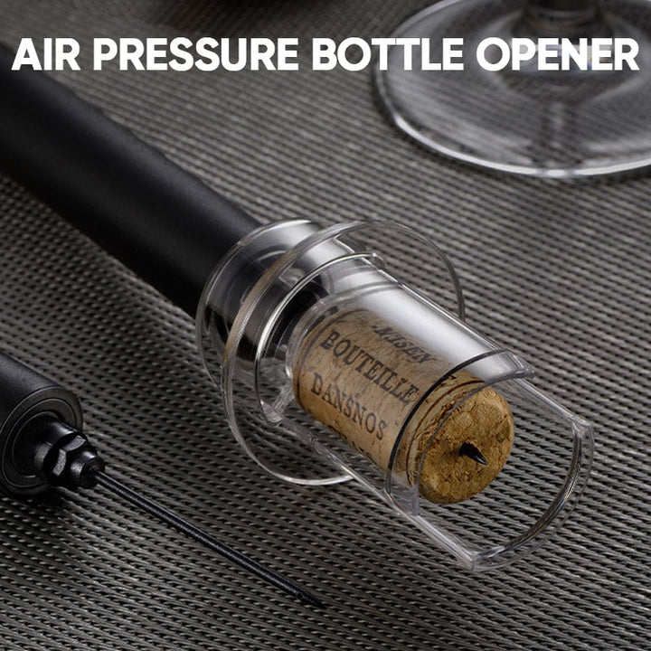 Wino On The Go effortless wine bottle opener set, portable air pressure cork remover, kitchen gadget