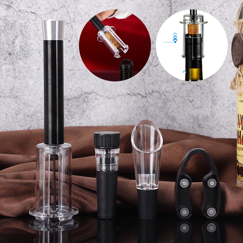 Wino On The Go wine opener set displayed in elegant packaging, perfect as a wine gift set