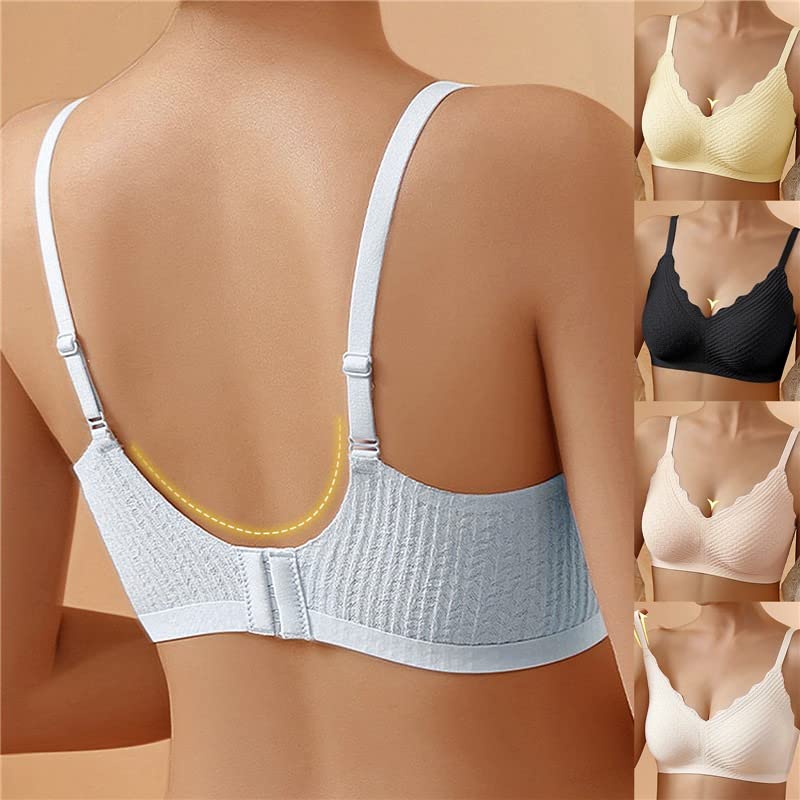 Adjustable wire-free bra for women, designed for ultimate comfort, support, and a flattering natural lift.