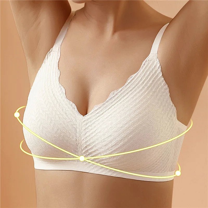 Everyday women's intimates: a supportive, wire-free comfort bra with full coverage & a soft feel.