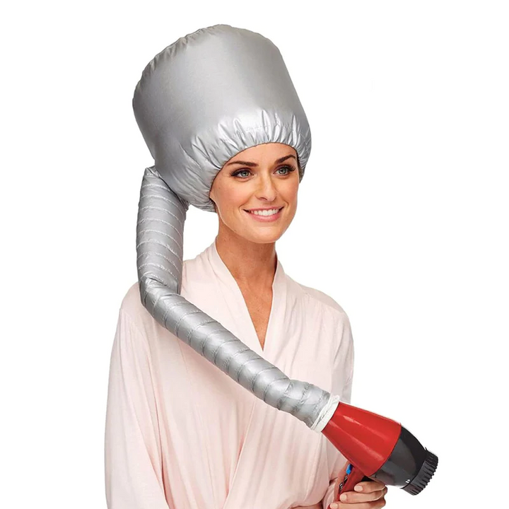 Close-up of a hand holding a plopping cap, emphasizing its soft, lightweight material