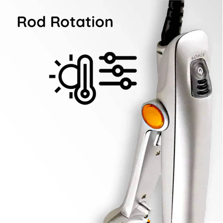 TavvitaImp010 2-in-1 rotating hot brush; perfect hair tool for women's styling & care.