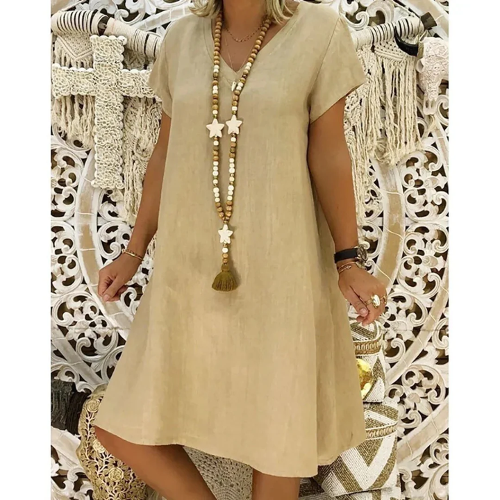 Women's Adelaide casual summer dress, relaxed fit, perfect for everyday comfort and style, includes plus sizes.