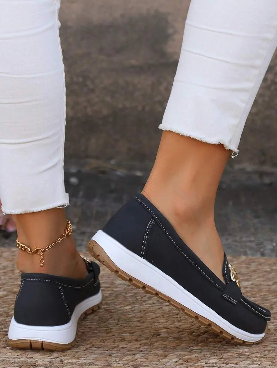 Women's Adeline versatile loafers, featuring non-slip soles & excellent arch support for walking.