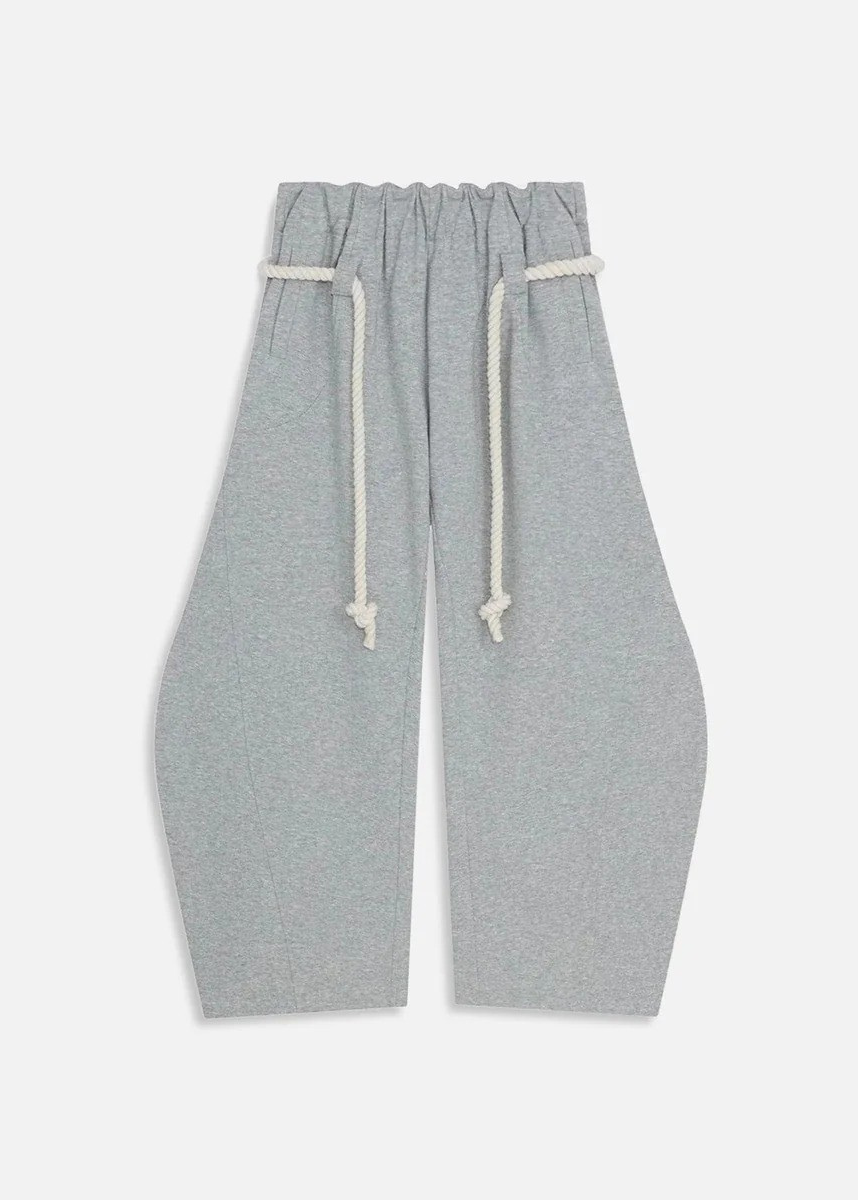 Versatile women's baggy barrel leg sweatpants, ideal for casual wear, loungewear, or modern streetwear.