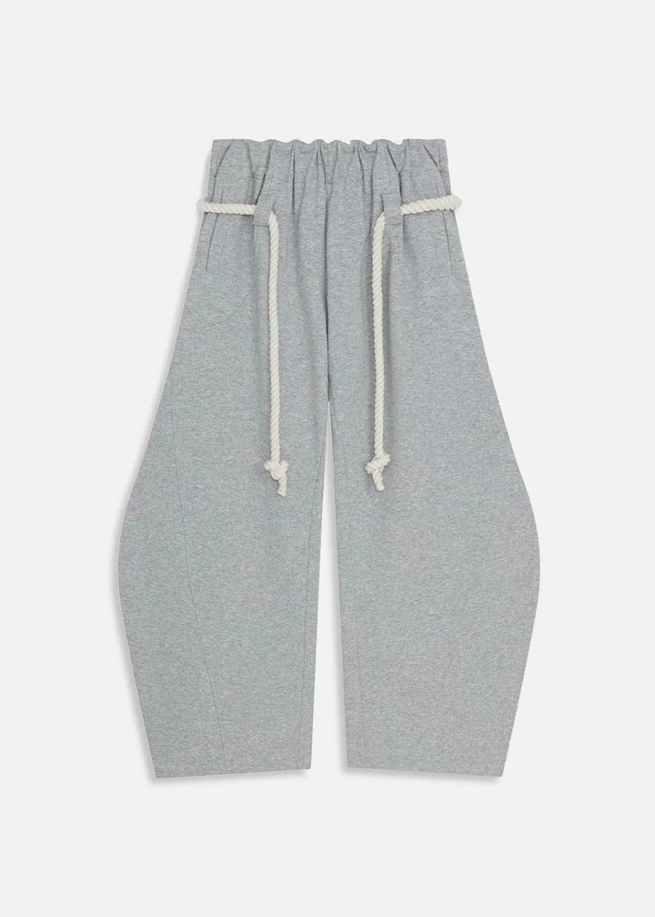 Versatile women's baggy barrel leg sweatpants, ideal for casual wear, loungewear, or modern streetwear.