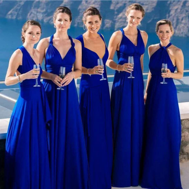 Comfortable women's convertible backless maxi dress, a wardrobe essential for sophisticated women.