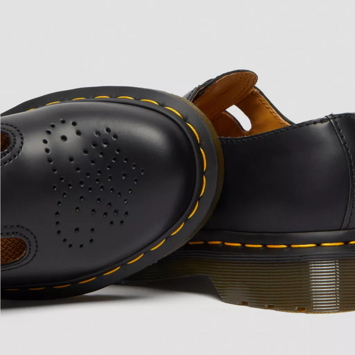 Classic black Mary Janes for women with two buckles, versatile for everyday casual style.