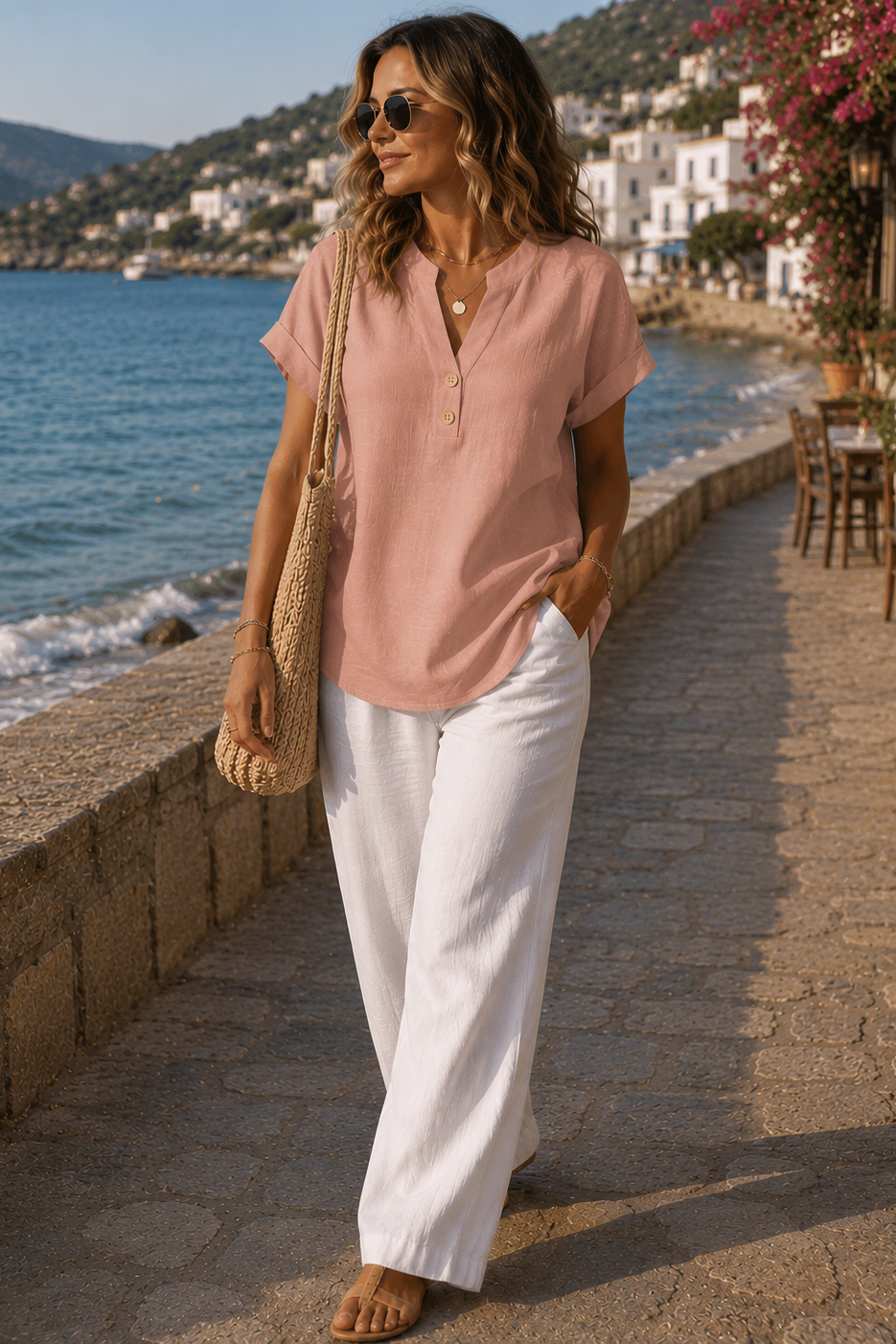Lightweight, breathable long-sleeve shirt for relaxed comfort and daily wear.