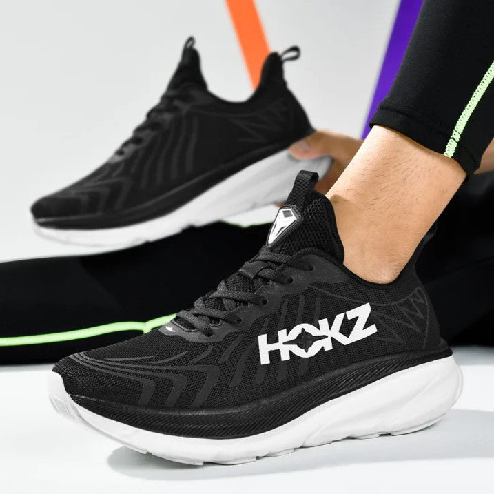 Breathable mesh upper on women's running sneakers for ultimate comfort & ventilation.