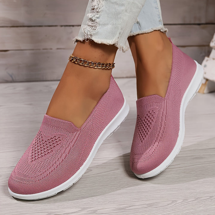 Stylish casual women's slip-on shoes for everyday comfort. Breathable & lightweight design, perfect for daily wear.