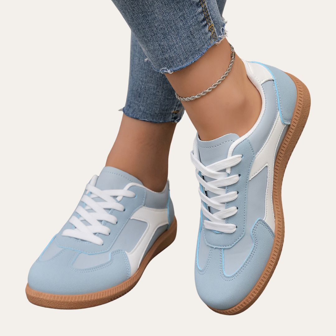 Fashionable women's low top sneakers, designed for comfort and a casual look, great for spring