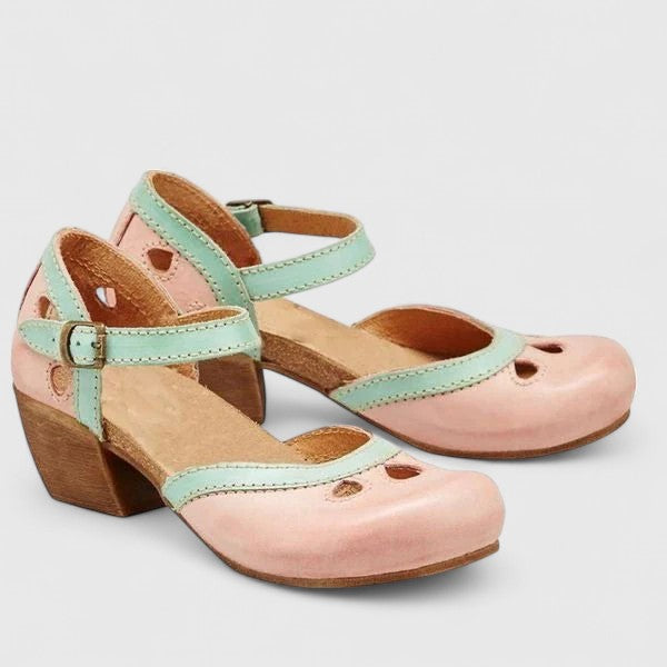 Stylish women's breathable open-toe sandals for walking. Casual summer comfort footwear for outdoor use.
