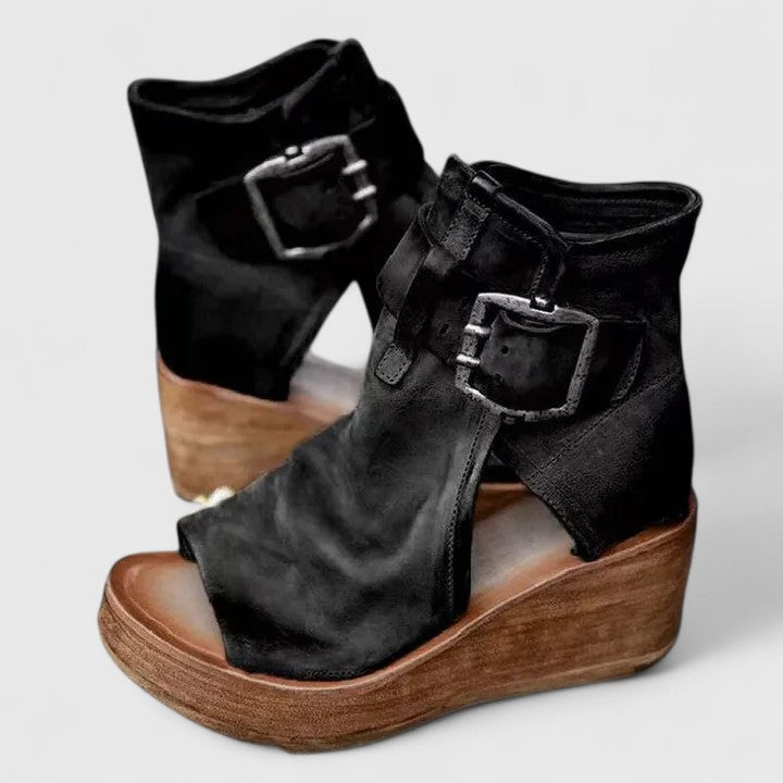 Comfortable women's slip-on wedge loafers, perfect for everyday casual wear