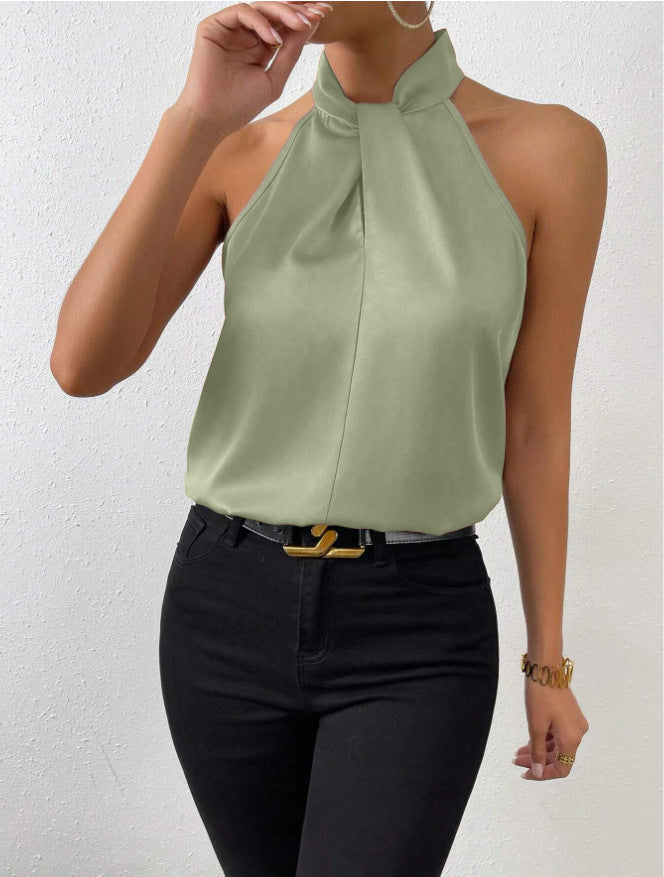 Stylish twist knot women's top, perfect for an effortless chic look.