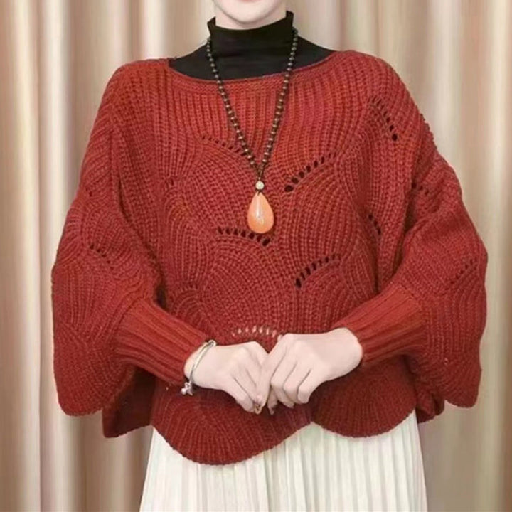 Comfortable and chic women's batwing pullover sweater, great for everyday wear