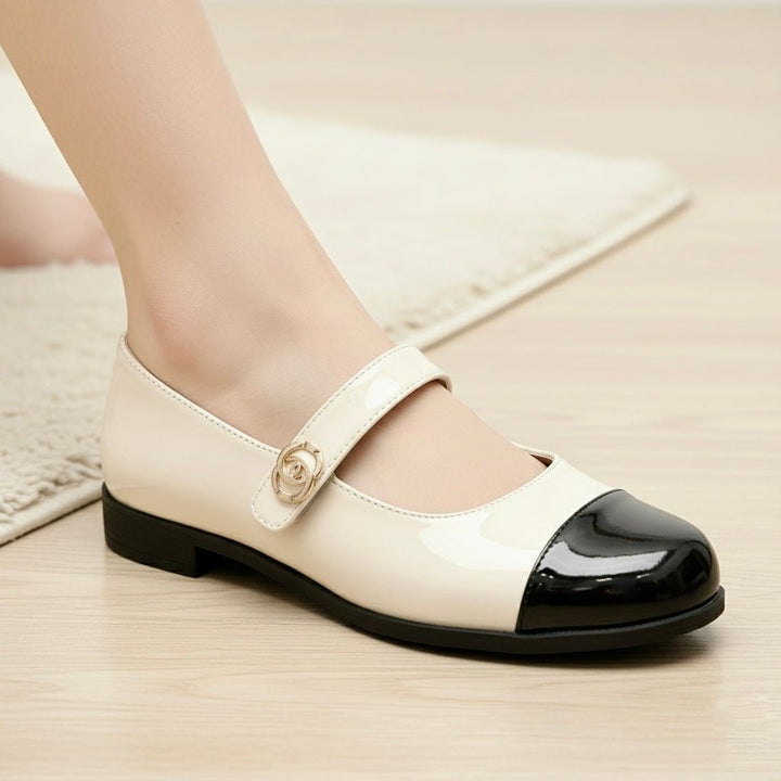 Women's classic Mary Jane flats, wide toe box design for extra comfort.