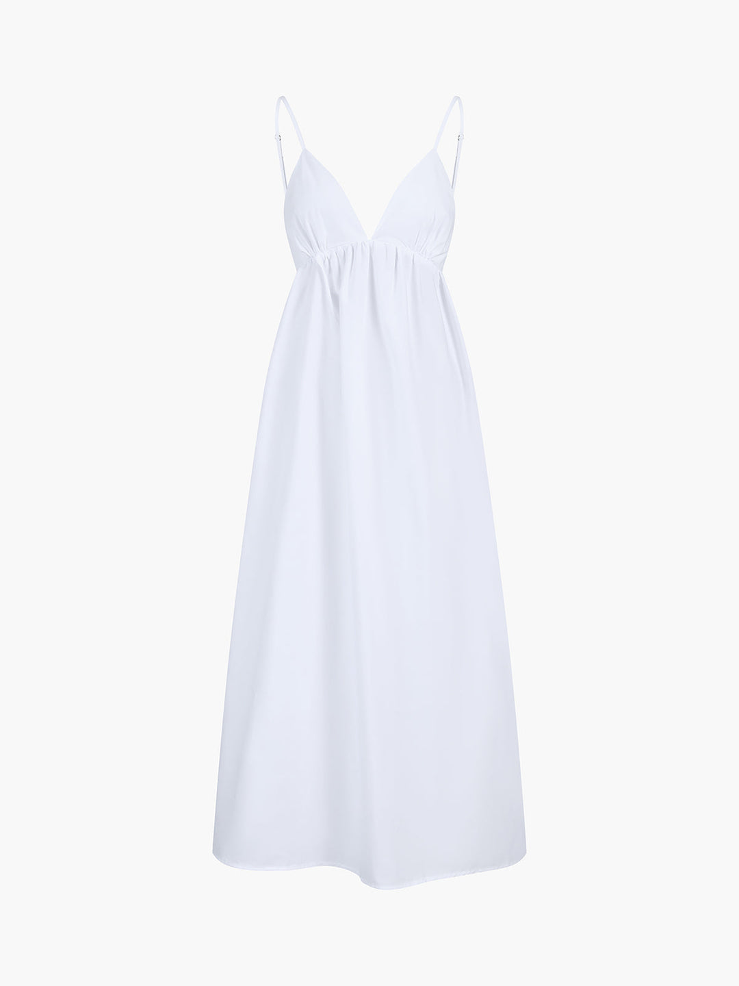 Coastal Cowgirl women's maxi dress, open back & v-neck. Flowy design for summer vacation style.