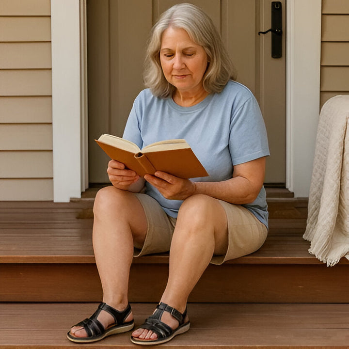 Versatile women's sandals for daily wear, travel, & casual summer comfort with arch support.